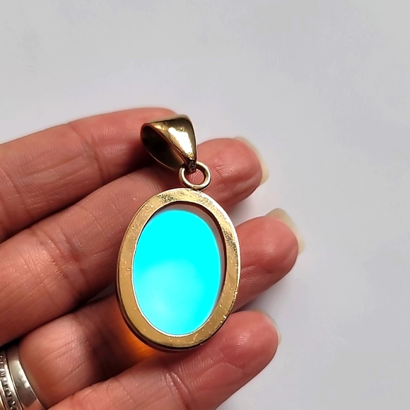 Charles Albert Jewelry Alchemia Oval Luminite Pendant Poshmark